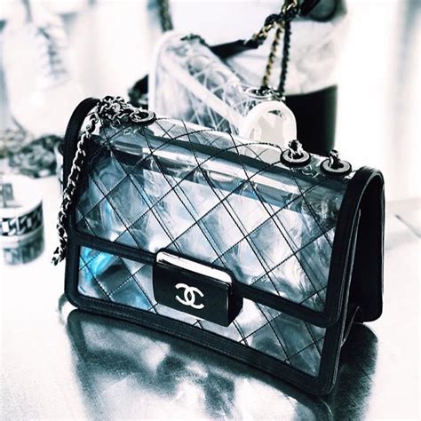 pics of chanel bags|Chanel transparent bag.